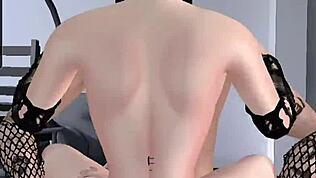 Ojej ten femboy głośno jęczy spuszczając się na jej wielkie cycki!