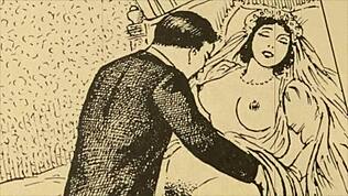 Desenhos eróticos vintage de coleções retrô antigas