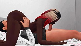 Vau, beli fant ni mogel upreti mladi 18+ črni punci z ogromno ritjo Oreo!