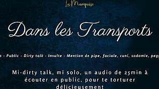 Hei, kuuntele tätä ranskalaista kiusaajaa likaisella puheella julkisella paikalla crossdressauksessa ja masturboinnissa