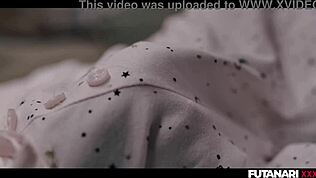 와, 이 더블 페네트레이션 갱뱅 미쳤고 거대한 얼굴 사정으로 끝났어!