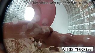 Горячий секс в душе с Кристи и Далией, о даа!