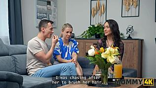 Jeg ble så våt og geil da hun tok med seg kjæresten hjem