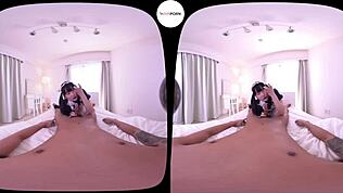 Rasai ghairah maid Jepun bangunkan bontot besar