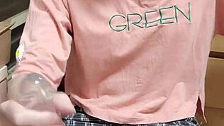 쉬메일 팅 쉬안 블로우잡 딜도 업스커트 스커트 입에 정액 😈