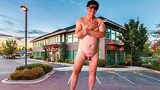 Oye, mira esta sesión casual de stripping y masturbación en el aparcamiento con Agarabas y Olpr