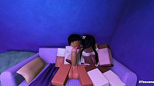 בת הזוג השחורה שלי קוראת לעונש אנאלי עם זין מפלצתי