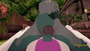 Se Mewtwo gi Raymond en blowjob og anal creampie