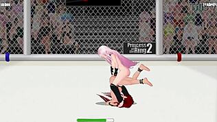 プリンセス・エンバー vs イザベル ストリート・レスリング・キャットファイト