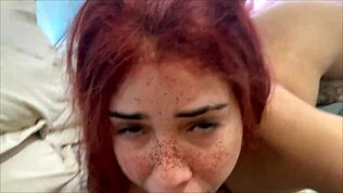 Zvládneš tieto amatérske baby deepthroat na mojom obrovskom kurci?