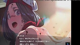 이 섹시한 여자가 마법으로 자위하는 거 봐, 그가 속삭여