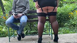 義母が俺のためにストッキング履いちゃった