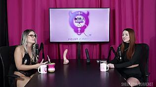 Компиляции Маллу Паз в Bora Cast с Бруной Карлос на Sheer Red 😏