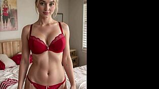 Møt din nye AI kjæreste Lucy, en søt blond med vakre pupper og sexy appell