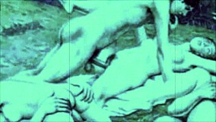 Vintage erotiska teckningar samling