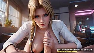 Animazione 3D DOA - Christie in Cowgirl su Cazzo Hentai AI Cosplay Senza Censure