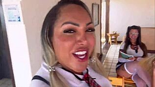 Na sexuologické hodině trans orgie s intenzivní putarií