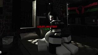 Comgirl diz: Fui fodida forte no condo do Roblox depois de jogar Der Hood.