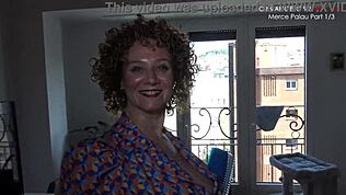 Merce Palau Teases Cris Angelo in Office Creampie Blowjob with Deepthroat and Dirty Talk