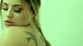 Lurking desires as lesbian teens kiss and suck perky nipples before pussy play