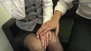 Drunk Boss Creampies Nana Ueyama's Big Tits In Empty Office After Hours