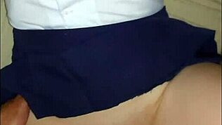อายปาปี เจ็บจัง... ทำไมเลี้ยงน้องสาววัยรุ่นร้อน 18+ คนเดียวกลางคืน? โฮมเมดจริง🔥
