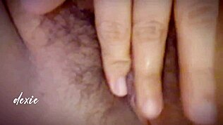 pinay chubby milf's massive tits and wet pussy crave solo fingering frenzy