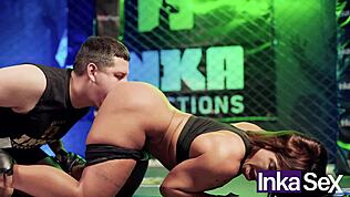 Trainer, you gonna pound this colombian bodybuilder's huge ass in the gym