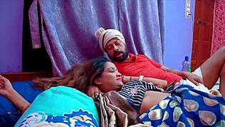 check out this juicy indian housewife sucking cock then getting her pussy fucked hard in the bedroom