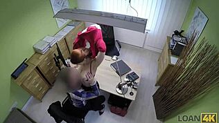 ever wonder how this buxom ginger teen gets fucked hard by the agent at loan casting?