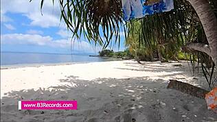 wanna see this cute filipina swallow cum after public beach blowjob?
