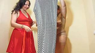 Imagine two fat mature Russian lesbians inserting panties into hairy pussies with phones.