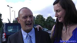 oh god, this british milf's panties get fingered so good by him