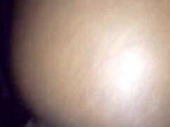Ebony girl bent over for doggystyle cock.