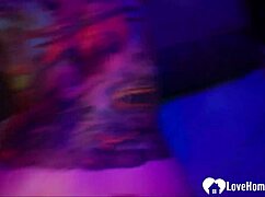 Tattooed chick bent over for homemade doggy style fun 😈