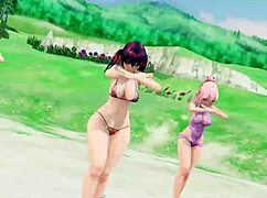 Bikini models kurumi haku luka lamb