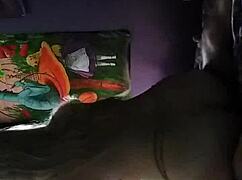 My girlfriend rides me while our friend watches at home