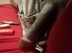 feeling the raw pleasure as he strokes his cock in homemade masturbation leading to intense cumshot