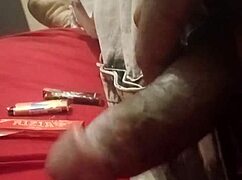 feeling the raw pleasure as he strokes his cock in homemade masturbation leading to intense cumshot