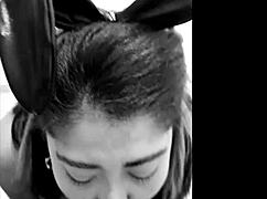 I got a sensual facial from this Latina bunny.