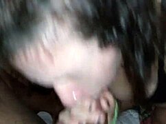 i made this white slut suck my monster bbc until cumshot