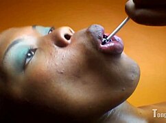 Breanna Xtreme's Tongue Fetish With Lolli