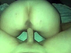 her fat ass bouncing on big cock ends with huge creampie