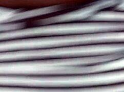 Android powered pussy and cock in black action.