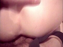 Big ass getting anal fucked on sofa