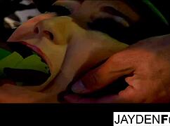 Jayden and natasha team up on a dick