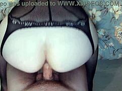 Wife describes cumming from his monster cock in detailed fucking session.