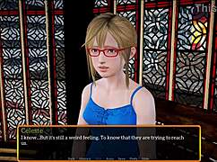 Exploring my new stepfamily in this game 😊