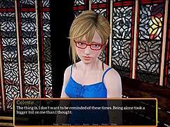 Exploring my new stepfamily in this game 😊