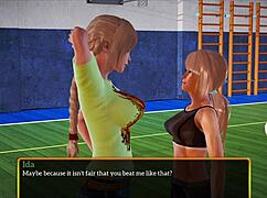 Blonde teen explores her new family dynamics in this series